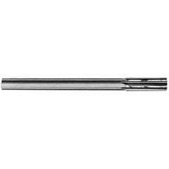 Chucking Reamer: 0.4385″ Dia, 3-3/4″ OAL, 1-3/8″ Flute Length, Straight Shank, Solid Carbide 6 Flute, RH