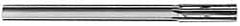 Hertel - 0.433" Solid Carbide 6 Flute Chucking Reamer - Straight Flute, 0.433" Straight Shank, 1-3/8" Flute Length, 4" OAL - USA Tool & Supply