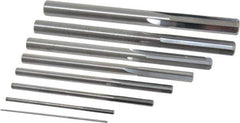 Value Collection - 1/32" to 1/4", Chucking Reamer Set - Straight Flute, Right Hand Cut, 8 Pieces - USA Tool & Supply