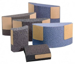 Norton - 11-1/4" Wide x 6" High x 2-1/4" Thick Grinding Segment - Aluminum Oxide, 30 Grit, Hardness F, Blue Print No. ME30777 - USA Tool & Supply