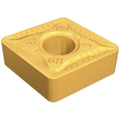 Iscar - CNMG433 GN Grade IC9007 Carbide Turning Insert - TiCN/Al2O3/TiN Finish, 80° Diamond, 1/2" Inscr Circle, 3/16" Thick, 3/64" Corner Radius - USA Tool & Supply