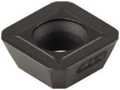 Kennametal - SEHT1204 Grade MP91M Carbide Milling Insert - TiN/TiCN/Al2O3 Finish, 0.187" Thick, 1/2" Inscribed Circle - USA Tool & Supply