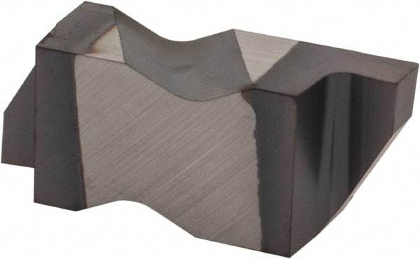 Kennametal - 3088NG Grade KC5010, 2.24mm Cutting Width Carbide Grooving Insert - 2.39mm Max Depth of Cut, Right Hand, 0.19mm Corner Radius, TiAlN Finish - USA Tool & Supply