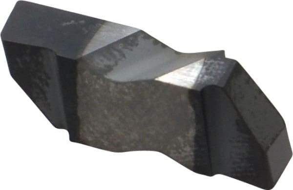Kennametal - 3189NG Grade KC5010, 4.8mm Cutting Width Carbide Grooving Insert - 3.81mm Max Depth of Cut, Left Hand, 0.57mm Corner Radius, TiAlN Finish - USA Tool & Supply
