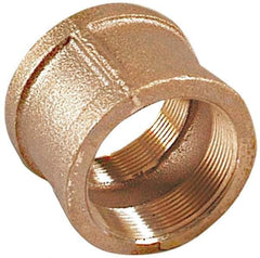 Merit Brass - Class 125, 2" Internal Pipe, Brass Coupling - FBSPT x FBSPT - USA Tool & Supply