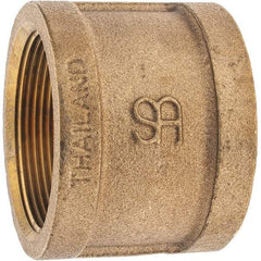 Merit Brass - Class 125, 2" Internal Pipe, Brass Coupling - FNPT x FNPT - USA Tool & Supply