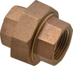 Merit Brass - Class 125, 1" Internal Pipe, Brass Union - FNPT x FNPT - USA Tool & Supply