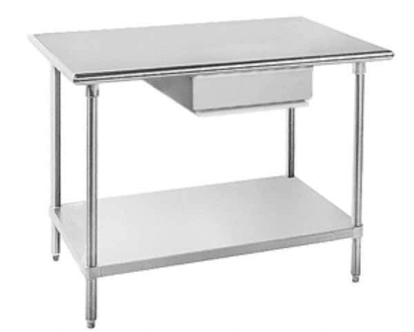 Eagle MHC - Stainless Steel Workbench & Workstation Drawer - 5" High, Use with Worktables - USA Tool & Supply