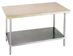 Eagle MHC - 60" Wide x 30" Deep x 35-1/2" High, Wood Work Table - Comfort Edge, Fixed Legs - USA Tool & Supply