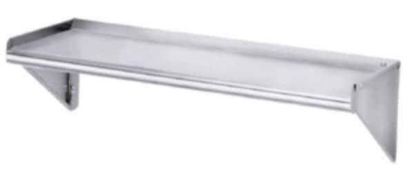 Eagle MHC - Stainless Steel Workbench & Workstation Shelf - 1-1/2" High, Use with 36" Long Workbenches - USA Tool & Supply