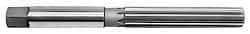 Made in USA - 19/32" Diam, Straight Shank, 3-3/8" Flute, Hand Reamer - Straight Flute, 6-3/4" OAL, Right Hand Cut, High Speed Steel - USA Tool & Supply