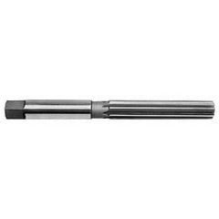 Made in USA - 13/64" Diam, Straight Shank, 1-7/8" Flute, Hand Reamer - USA Tool & Supply