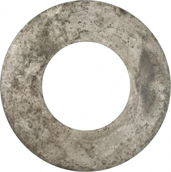 Value Collection - 2-1/4" Screw, Grade 2 Steel USS Flat Washer - 2.365" ID x 4.795" OD, 0.248" Thick, Galvanized Finish - USA Tool & Supply