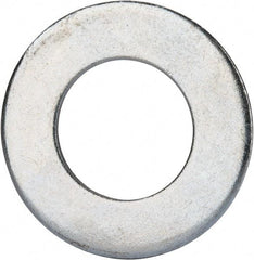 Value Collection - 1-1/2" Screw, Grade 2 Steel SAE Flat Washer - 1-9/16" ID x 3" OD, 0.16" Thick, Zinc-Plated Finish - USA Tool & Supply