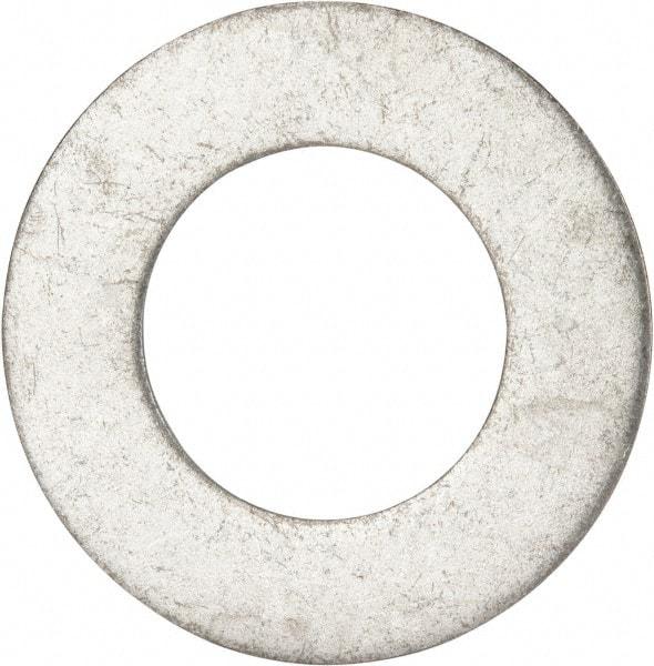 Value Collection - 1-3/4" Screw, Grade 2 Steel SAE Flat Washer - 1-7/8" ID x 3-3/8" OD, 0.201" Thick, Zinc-Plated Finish - USA Tool & Supply