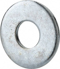 Value Collection - 5/8" Screw, Grade 2 Steel USS Flat Washer - 0.681" ID x 1.78" OD, 0.16" Thick, Zinc-Plated Finish - USA Tool & Supply