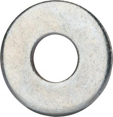 Value Collection - 3/4" Screw, Grade 2 Steel USS Flat Washer - 0.805" ID x 2.03" OD, 0.177" Thick, Zinc-Plated Finish - USA Tool & Supply