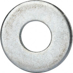 Value Collection - 7/8" Screw, Grade 2 Steel USS Flat Washer - 0.931" ID x 2.28" OD, 0.192" Thick, Zinc-Plated Finish - USA Tool & Supply