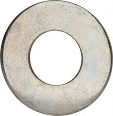 Value Collection - 1-1/2" Screw, Grade 2 Steel USS Flat Washer - 1.615" ID x 3.545" OD, 0.213" Thick, Zinc-Plated Finish - USA Tool & Supply