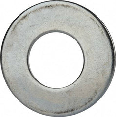 Value Collection - 2" Screw, Grade 2 Steel USS Flat Washer - 2.115" ID x 4.545" OD, 0.213" Thick, Zinc-Plated Finish - USA Tool & Supply