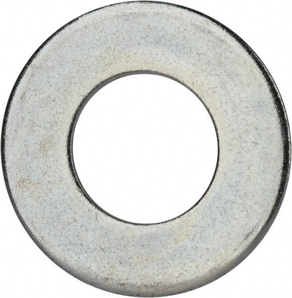 Value Collection - 2-1/4" Screw, Grade 2 Steel USS Flat Washer - 2.365" ID x 4.795" OD, 0.248" Thick, Zinc-Plated Finish - USA Tool & Supply
