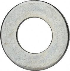 Value Collection - 2-1/4" Screw, Grade 2 Steel USS Flat Washer - 2.365" ID x 4.795" OD, 0.248" Thick, Zinc-Plated Finish - USA Tool & Supply