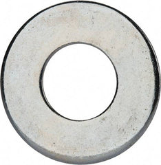 Value Collection - 1-1/4" Screw, Grade 2 Steel USS Flat Washer - 1.368" ID x 3.03" OD, 0.192" Thick, Zinc-Plated Finish - USA Tool & Supply