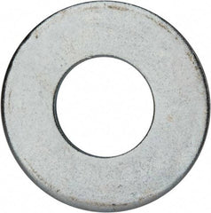 Value Collection - 1-3/4" Screw, Grade 2 Steel USS Flat Washer - 1.865" ID x 4.045" OD, 0.213" Thick, Zinc-Plated Finish - USA Tool & Supply