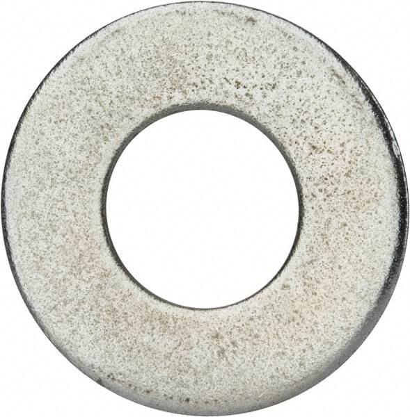 Value Collection - 2" Screw, Grade 2 Steel USS Flat Washer - 2.115" ID x 4.545" OD, 0.213" Thick, Zinc-Plated Finish - USA Tool & Supply