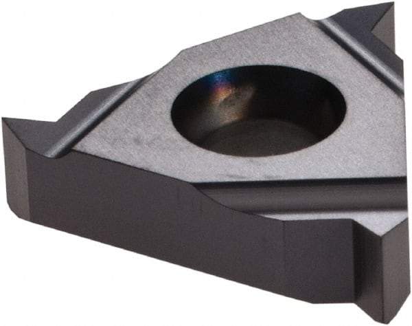 Kennametal - 16ER External Right Hand 48-16 Partial Profile 60° Laydown Threading Insert - Grade KC5010, TiAlN Coated Carbide, 9.53mm Inscribed Circle - USA Tool & Supply