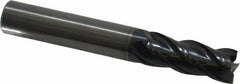 OSG - 10mm, 25mm LOC, 10mm Shank Diam, 70mm OAL, 4 Flute, Solid Carbide Square End Mill - Single End, TiAlN Finish, Spiral Flute, 35° Helix, Centercutting, Right Hand Cut, Right Hand Flute, Series HP441 - USA Tool & Supply