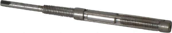 Value Collection - Size 8/A, Straight Shank Hand Adjustable Reamer - 3-1/4" OAL, Right Hand Cut, 4 Blades, High Speed Steel, Bright Finish - USA Tool & Supply