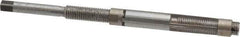 Made in USA - Size 6/A, Straight Shank Hand Adjustable Reamer - 4-1/8" OAL, Right Hand Cut, 4 Blades, High Speed Steel, Bright Finish - USA Tool & Supply