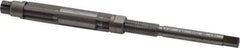 Made in USA - Size 5/A, Straight Shank Hand Adjustable Reamer - 4-3/8" OAL, Right Hand Cut, 4 Blades, High Speed Steel, Bright Finish - USA Tool & Supply