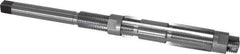 Made in USA - Size C, Straight Shank Hand Adjustable Reamer - 6-1/2" OAL, Right Hand Cut, High Speed Steel, Bright Finish - USA Tool & Supply