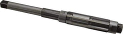 Made in USA - Size I, Straight Shank Hand Adjustable Reamer - 10" OAL, Right Hand Cut, High Speed Steel, Bright Finish - USA Tool & Supply