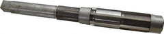 Made in USA - Size M, Straight Shank Hand Adjustable Reamer - 16" OAL, Right Hand Cut, High Speed Steel, Bright Finish - USA Tool & Supply