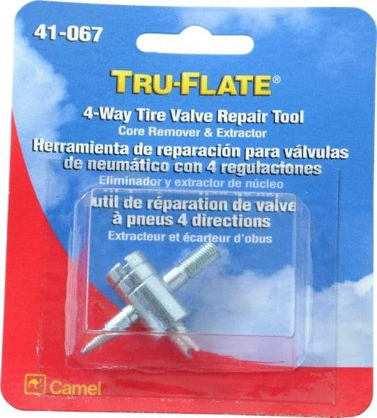 Schrader/Plews - 4-Way Valve Tool - For Tire Repair - USA Tool & Supply