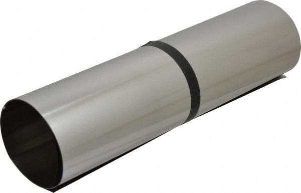 Made in USA - 1 Piece, 100 Inch Long x 12 Inch Wide x 0.002 Inch Thick, Roll Shim Stock - Stainless Steel - USA Tool & Supply