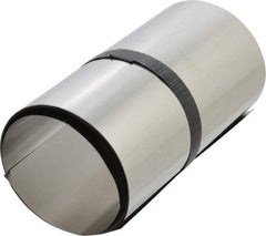 Made in USA - 1 Piece, 100 Inch Long x 6 Inch Wide x 0.002 Inch Thick, Roll Shim Stock - Stainless Steel - USA Tool & Supply