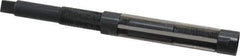 Value Collection - Size G, Straight Shank Hand Adjustable Reamer - 8" OAL, Right Hand Cut, High Speed Steel, Oxide Finish - USA Tool & Supply