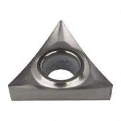Kennametal - TCGT21.50.5 HP Grade KC5410 Carbide Turning Insert - TiB2 Finish, 60° Triangle, 1/4" Inscr Circle, 3/32" Thick, 0.008" Corner Radius - USA Tool & Supply