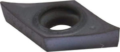 Kennametal - DCGT21.50.5 HP Grade KC5010 Carbide Turning Insert - TiAlN Finish, 55° Diamond, 1/4" Inscr Circle, 3/32" Thick, 0.0079" Corner Radius - USA Tool & Supply