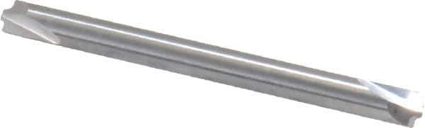 Value Collection - 1/64" Radius, 1/8" Mill Diam, 2 Flute Solid Carbide Corner Rounding End Mill - Double End, Uncoated, 1-1/2" OAL, 1/8" Shank Diam - USA Tool & Supply