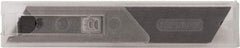 Stanley - 50 Piece Steel Utility Knife Blade - 2-1/8" OAL - USA Tool & Supply