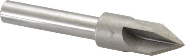 Keo - 3/4" Head Diam, 1/2" Shank Diam, 4 Flute 60° High Speed Steel Countersink - USA Tool & Supply