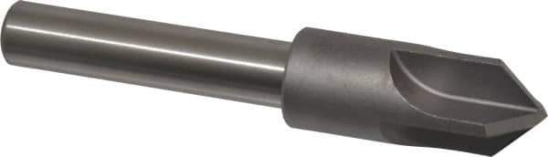 Keo - 3/4" Head Diam, 1/2" Shank Diam, 4 Flute 90° High Speed Steel Countersink - Bright Finish, 4-1/8" OAL, Single End, Straight Shank, Right Hand Cut - USA Tool & Supply