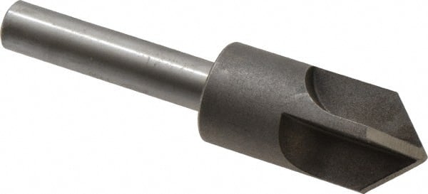 Keo - 1" Head Diam, 1/2" Shank Diam, 4 Flute 90° High Speed Steel Countersink - USA Tool & Supply