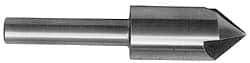 Keo - 5/8" Head Diam, 1/2" Shank Diam, 4 Flute 90° High Speed Steel Countersink - Bright Finish, 4" OAL, Single End, Straight Shank, Right Hand Cut - USA Tool & Supply