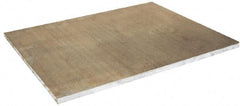 Value Collection - 1 Inch Thick x 12 Inch Wide x 12 Inch Long, Aluminum Plate - Alloy 6061 - USA Tool & Supply